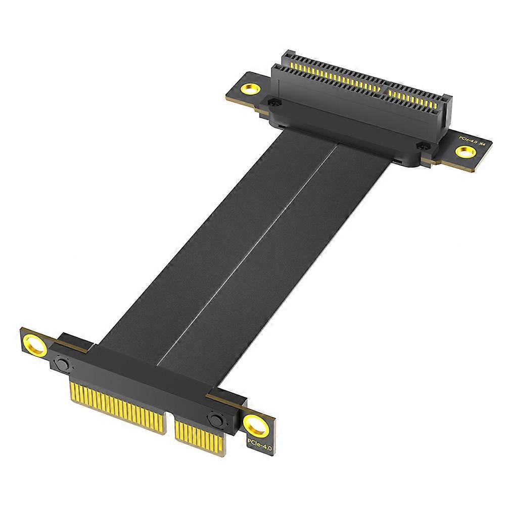 Pci-e Pci Express 4.0 4x Verlängerungskabel (dual Vertikal 90 Grad Richtung)