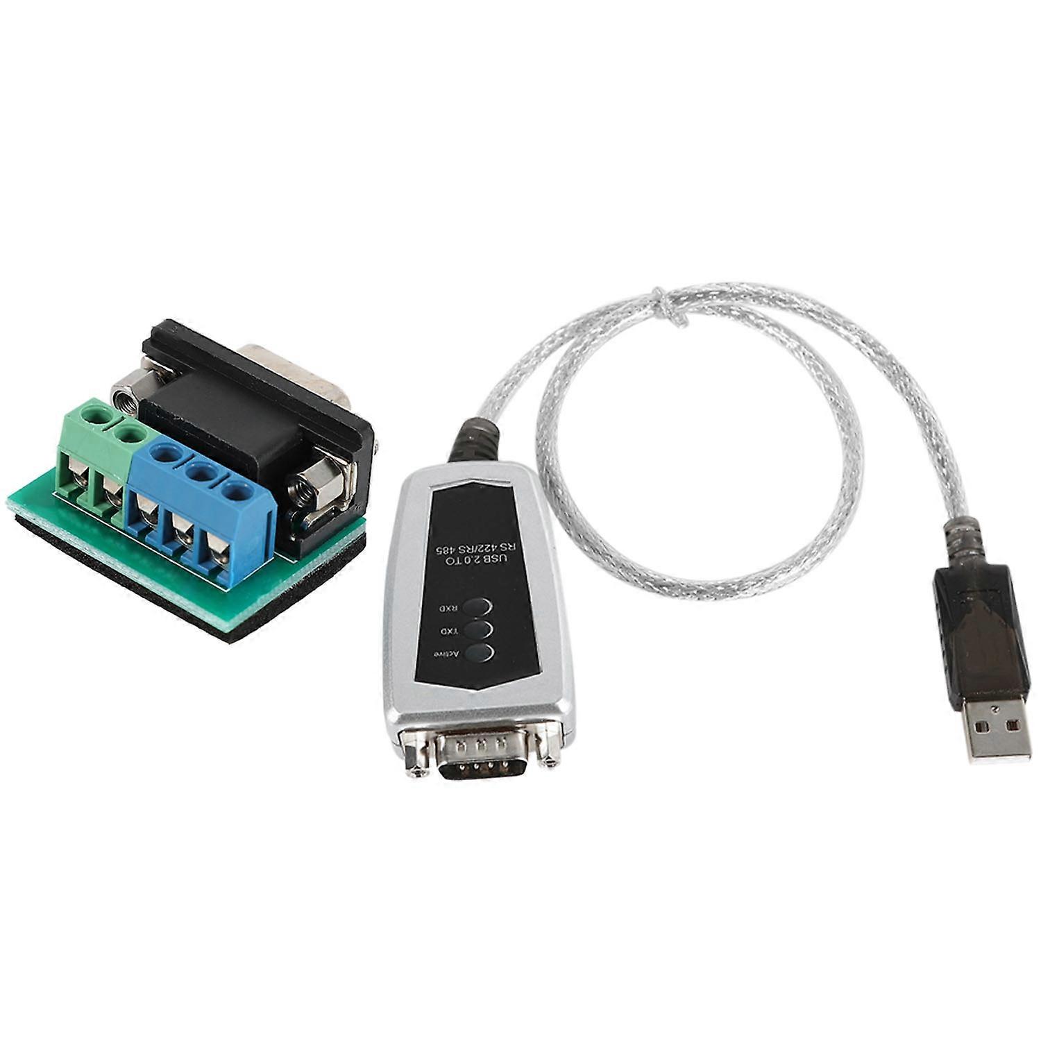 Usb-zu-rs485/rs422-seriell-konverter-adapterkabel Mit Chip Für 10, 8, 7, Xp Und Silbergrau