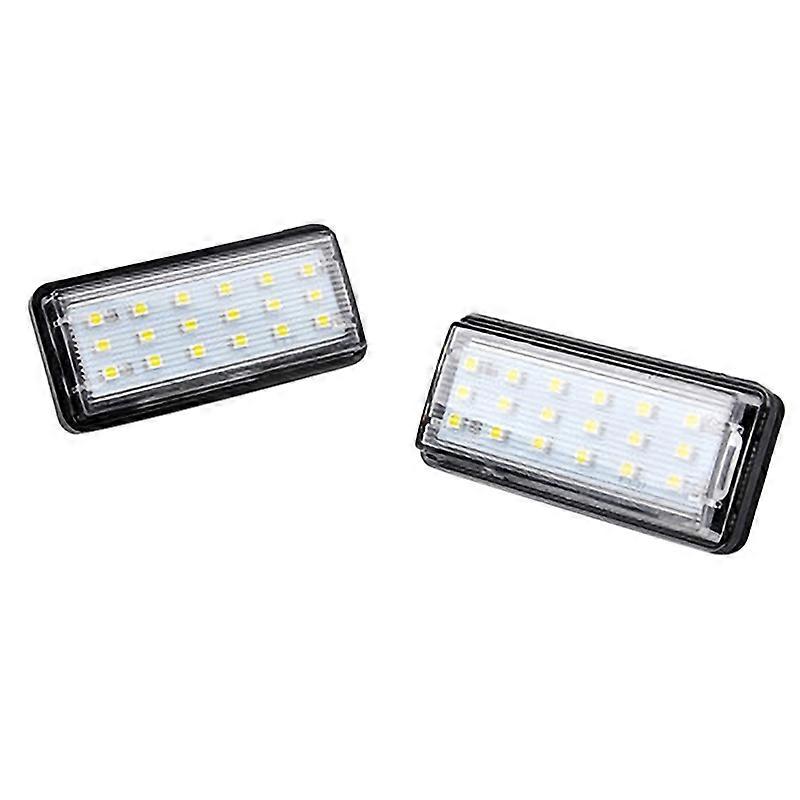 Canbus-led-kennzeichenbeleuchtung Für Land Cruiser 100, 200, Prado 120, 4d, Mark X (zubehör, Weiß/schwarz)