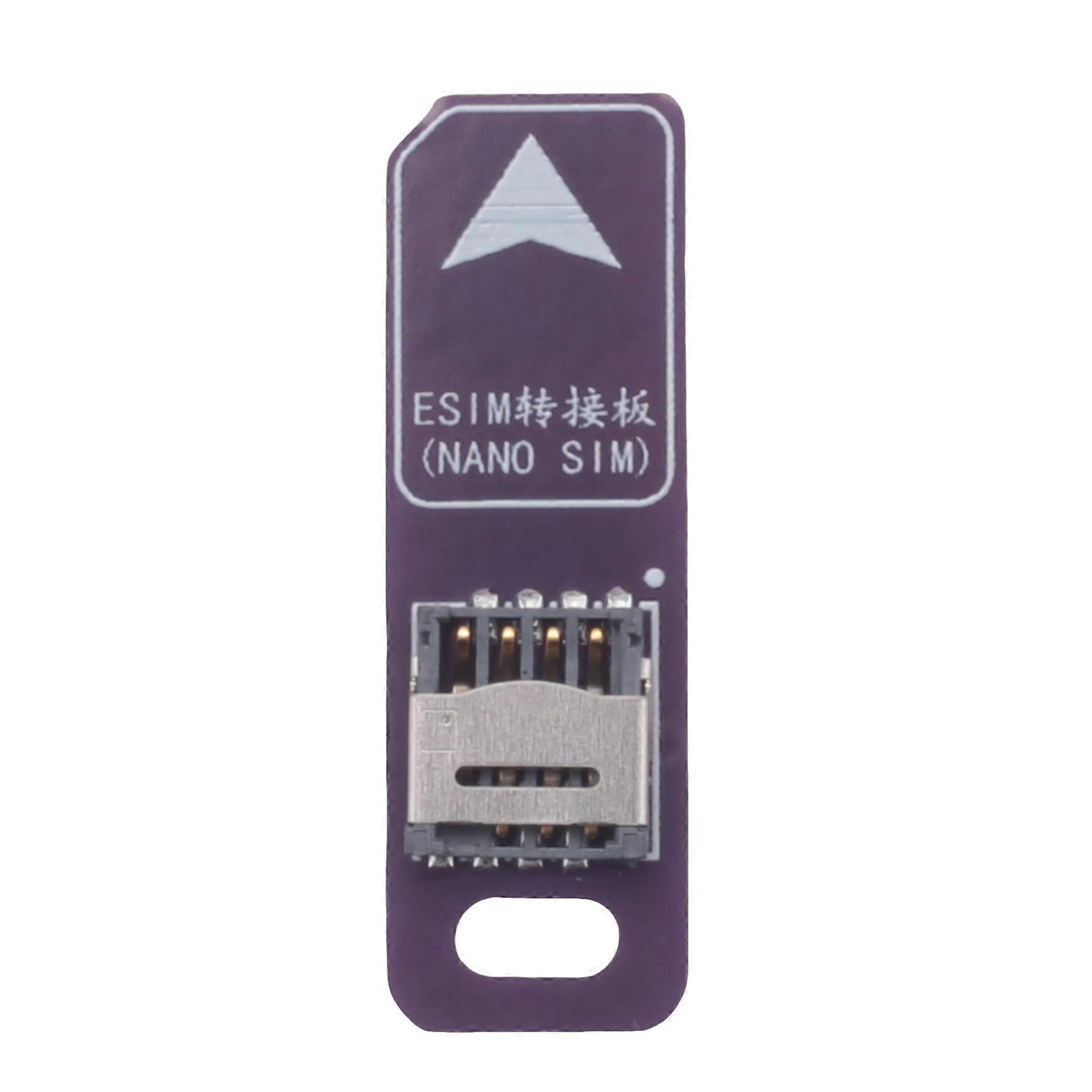 Tpc Esim Zu Nano Sim Esim Kartenadapter Konvertierungsplatine Esim Labortest Lötfreies Kabel Für 5x6mm Chips