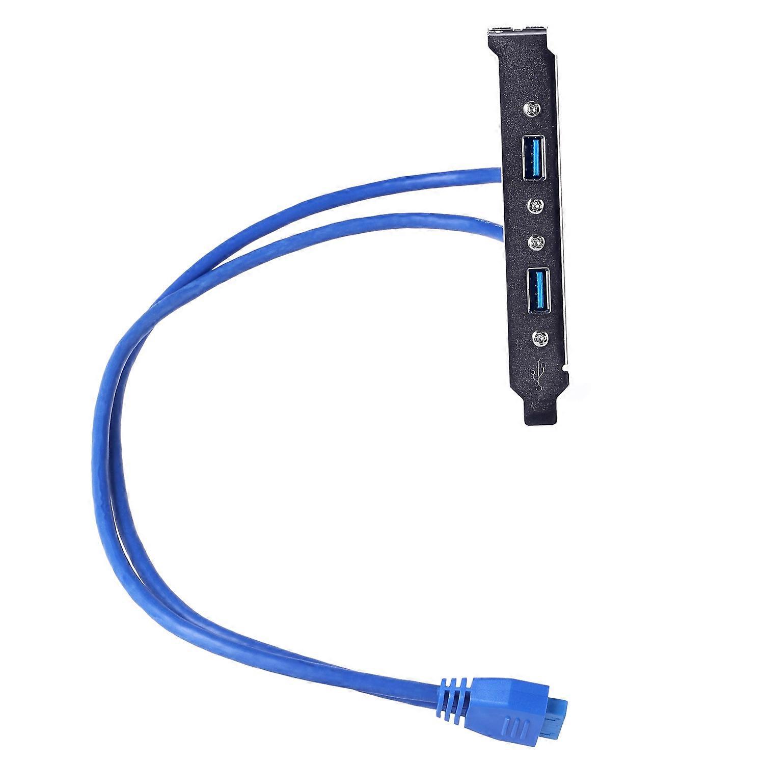 20-pin-auf-usb-3.0-dual-port-kabelstecker, Erweitert Ihren Usb-3.0-anschluss Auf Dem Motherboard Zum Computergehäuse B