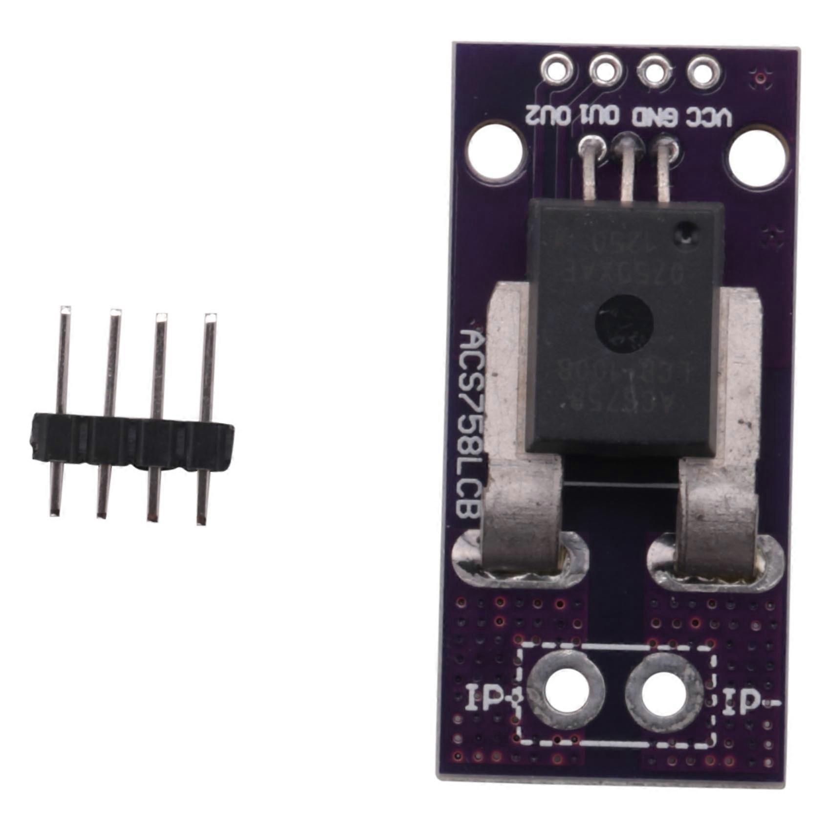 Acs758 Acs758lcb-100b Strommodul Linearer Hall-stromsensor Pff-t Stromerkennung 3-5v Lila