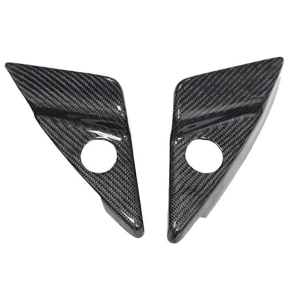 Echtcarbon-a-säulen-hochtöner-abdeckung Für Maserati Gt Gts (2007–2020), Interieur-aufkleber, Zierleisten, Carbonfaser, Schwarz