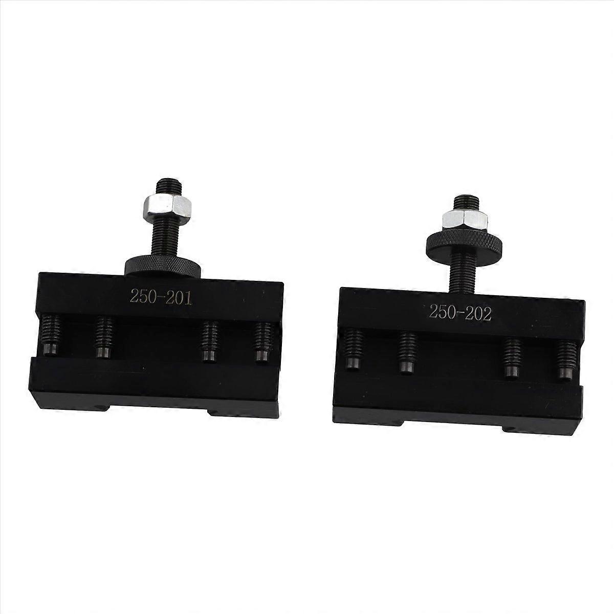 Stück Schnellwechsel-werkzeughalter Für Cnc-drehmaschinen, Plandrehhalter Für Drehmaschinenwerkzeuge - 250-201 & 250-20