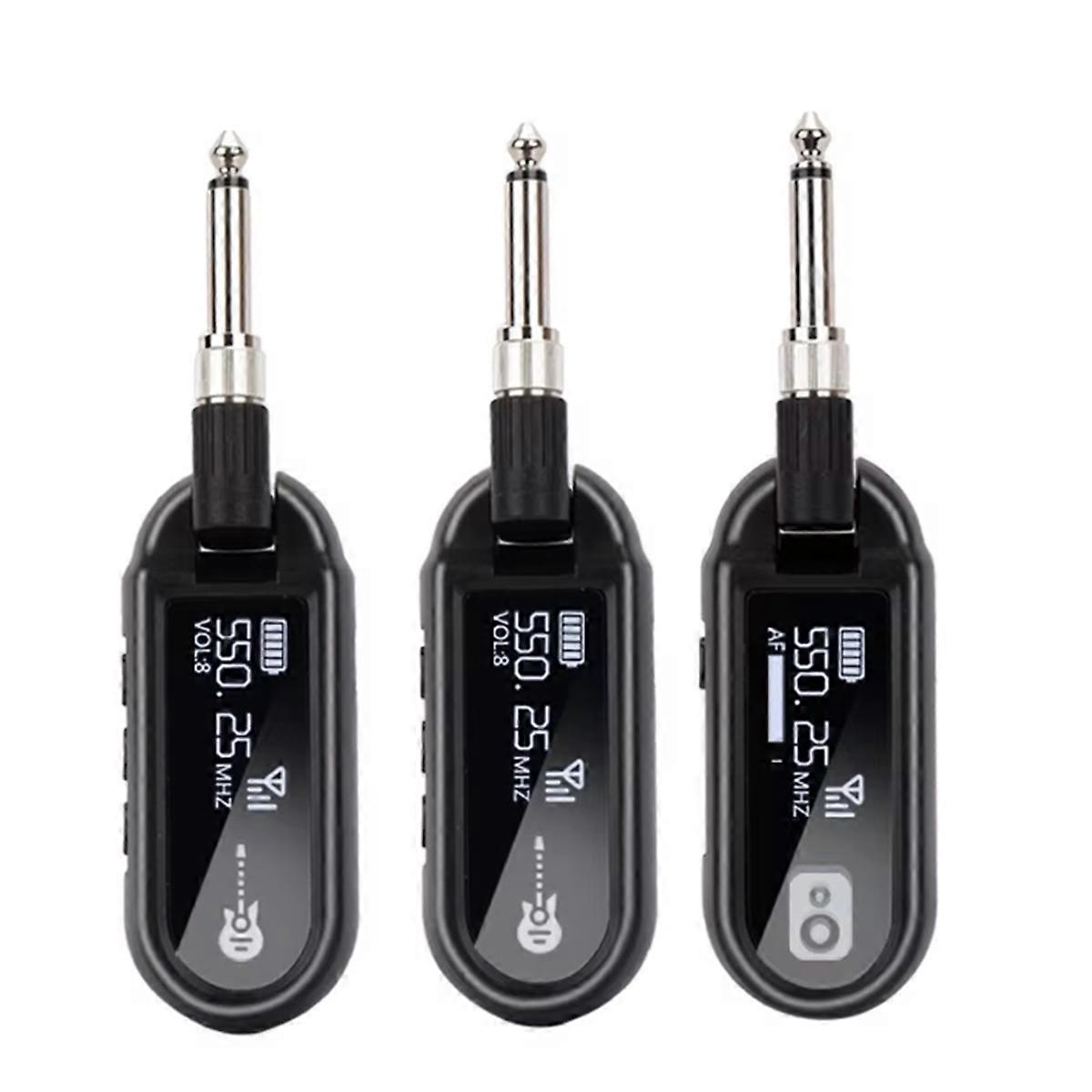 M02 Uhf Gitarren-funkfernbedienung/empfänger, 30 M Reichweite, Aktive Geräuschunterdrückung, Typ-c-ladeanschluss, 8 Stunden Akkulaufzeit