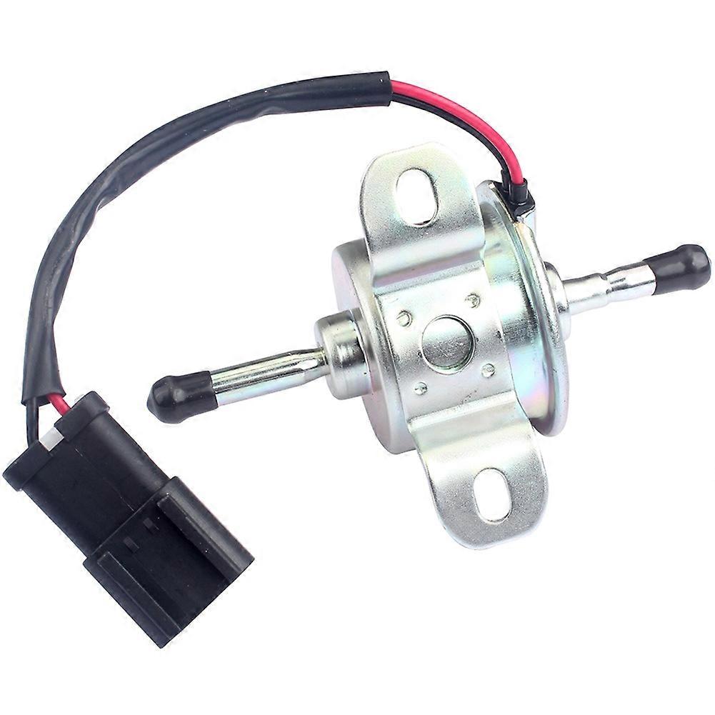 12v Kraftstoffförderpumpe, Elektronische Kraftstoffpumpe 129612-52100 4855-1001 Für Yanmar 4tnv88 3tnv88 4tnv84 Minibagger, Silber & Schwarz