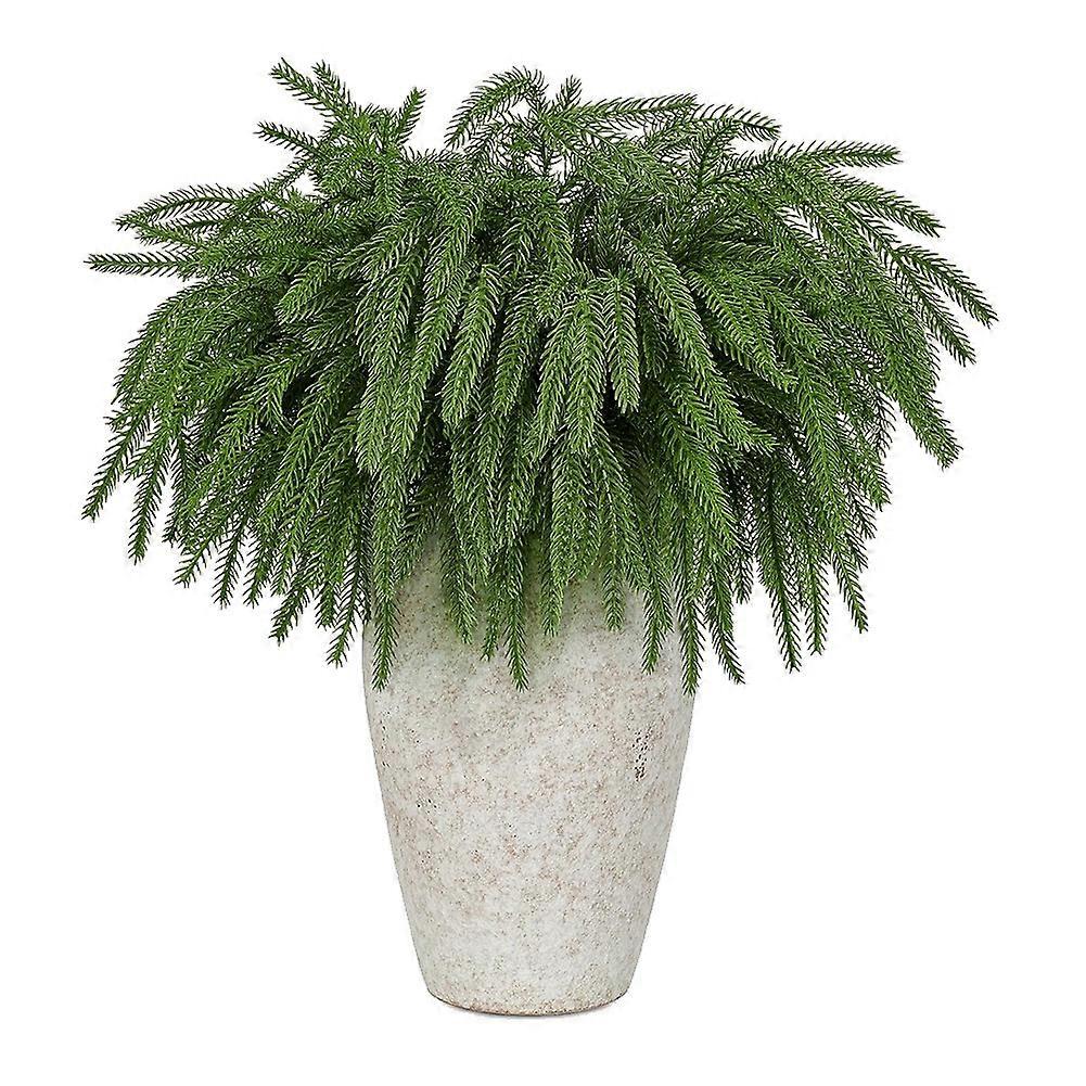 8 Stück 47 Cm Lange Künstliche Norfolk-kiefernzweige Für Weihnachtsgirlanden