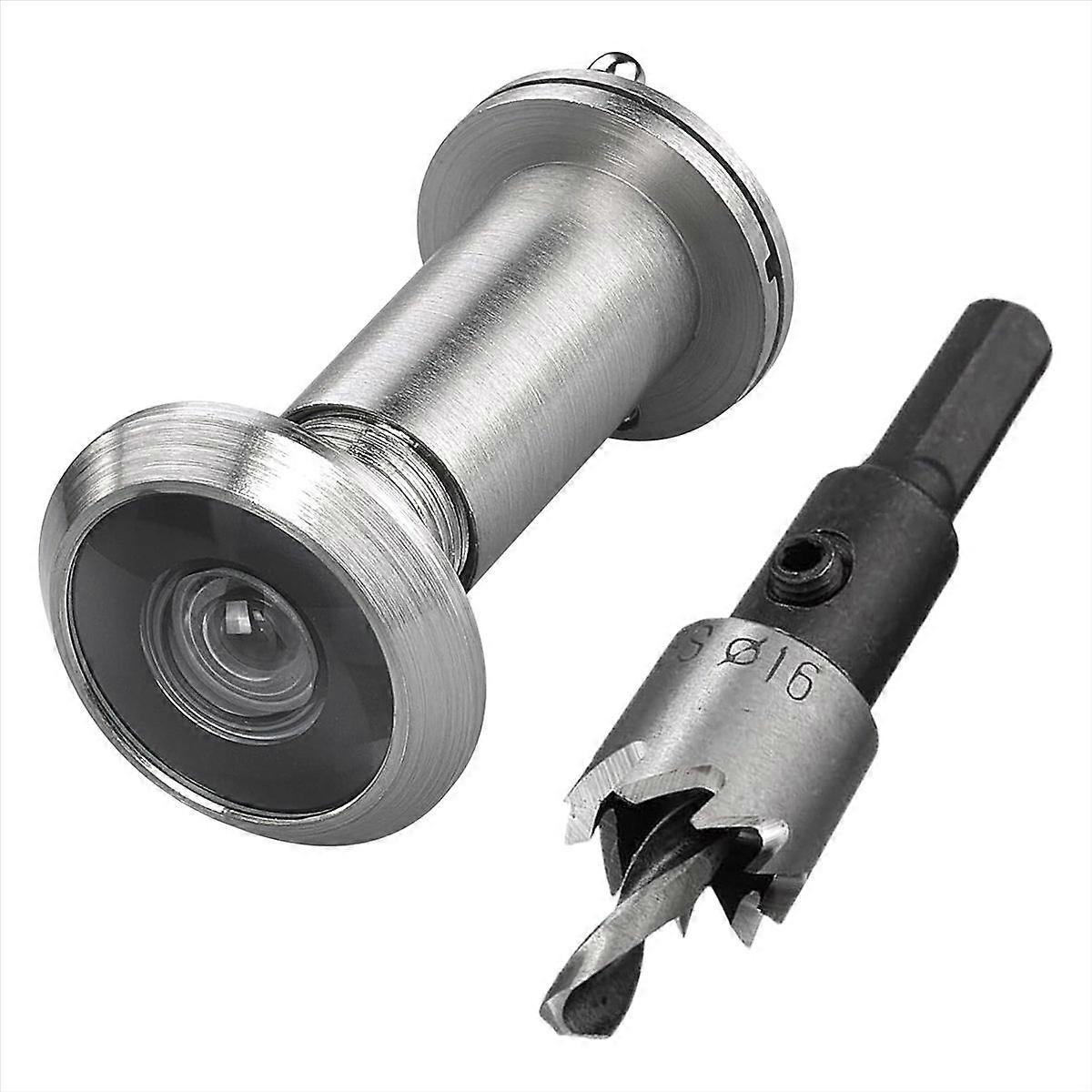 Türspion Aus Massivem Messing (220°-winkel) Mit 16-mm-bohrer, 16 Mm (0,63 Zoll) Türspion Mit Sichtschutz