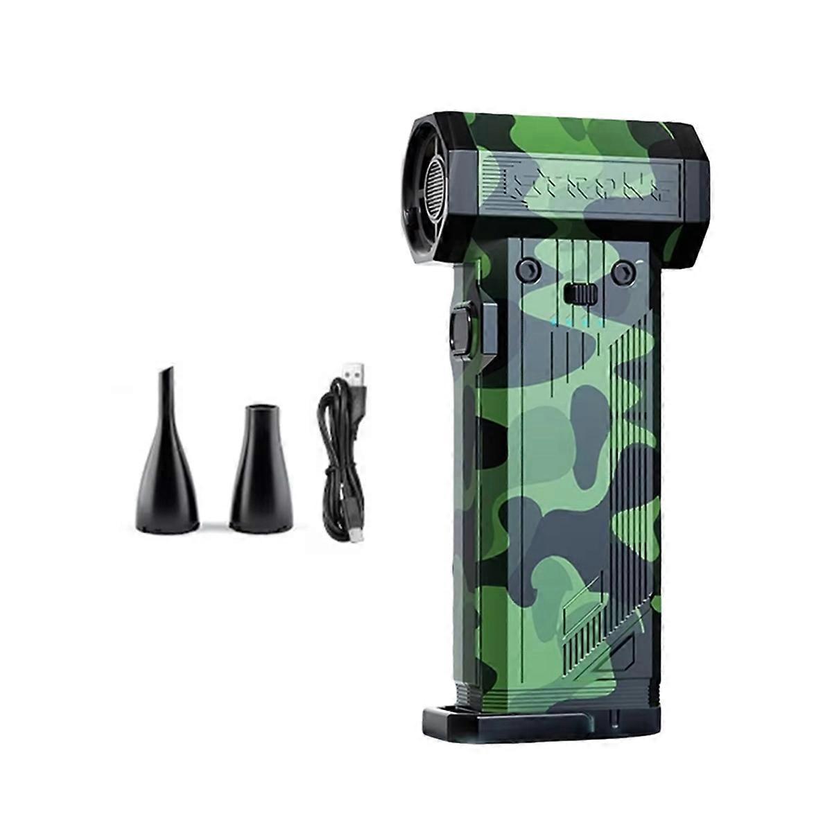 Turbo Jet Gebläse 130000 U/min, Bürstenloser Motor, Schub-turbolüfter, 8000 Mah, Leistungsstarker Auto-blaser, Tarnmuster