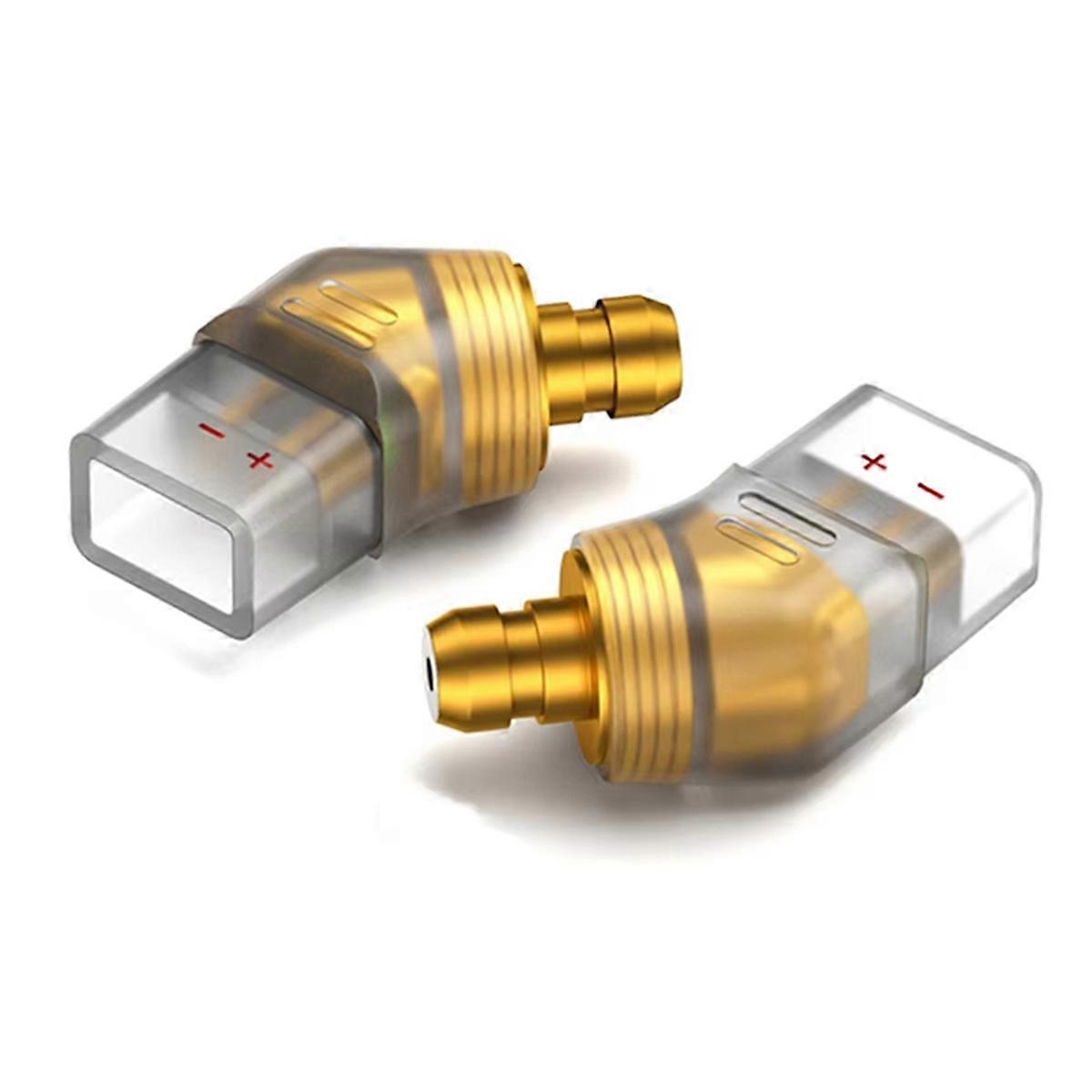 0,78 2-pin-adapter (weiblich Auf Männlich) Für Kopfhörer/ohrhörer (pentaconn Ear Pe/acoustune Hs165, Transparent)