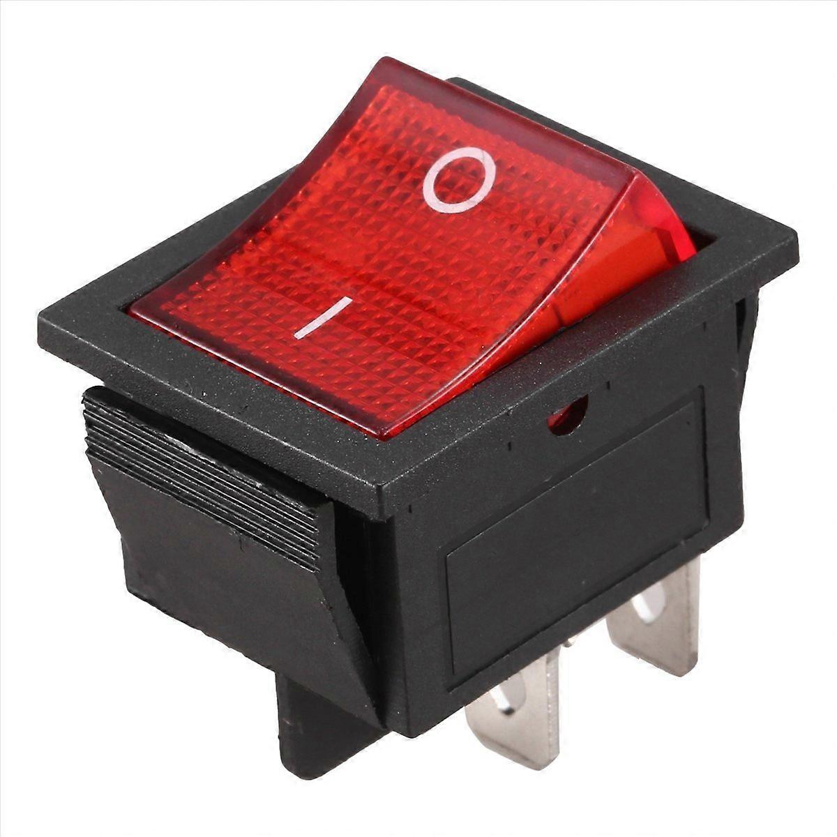 Rot Beleuchteter 4-poliger Dpst-ein/aus-schnappschalter, 16 A/20 A, 250 V Wechselstrom