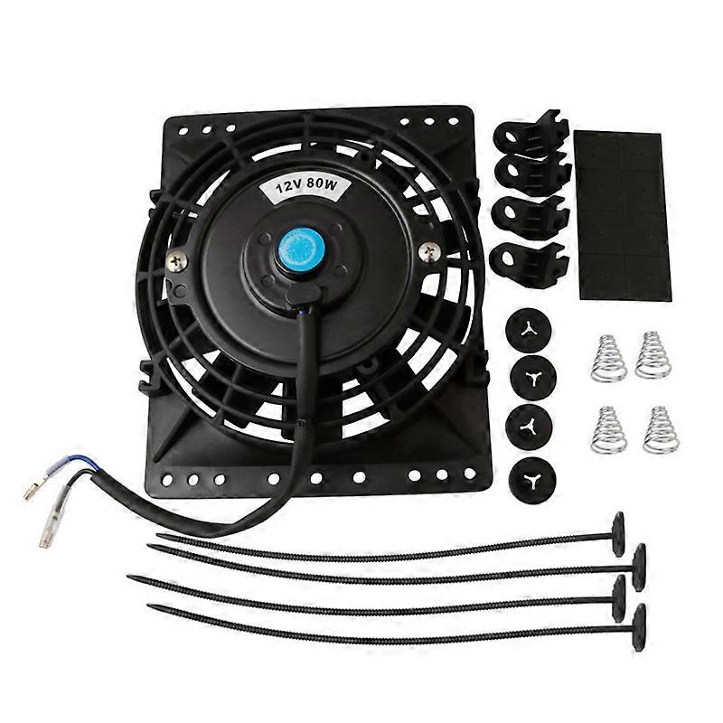 6 Zoll Schlanker 650cfm Radiator-lüfter Universal Slim Pull Push 12v 80w Direkter Ersatz Elektrischer