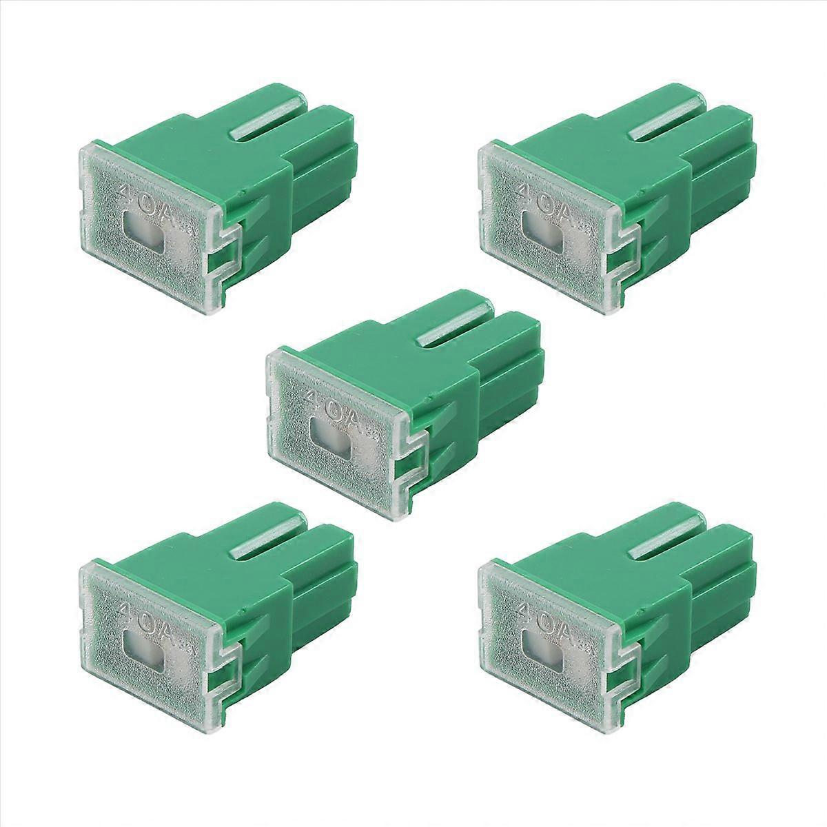 5 X Grüne 40a-flachsicherungen (weiblich) Für Autos