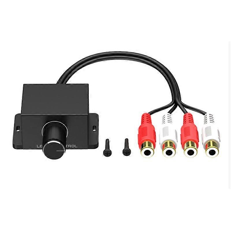 Auto-audioverstärker Basspegel Fernbedienung Lautstärkeregler Stecker Und Buchse Ein- Und Ausgang Auto-lautstärke