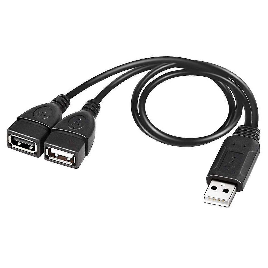 Usb-splitterkabel, Usb 2.0 A Stecker Auf Zwei Usb-buchsen Y-splitter-ladekabel