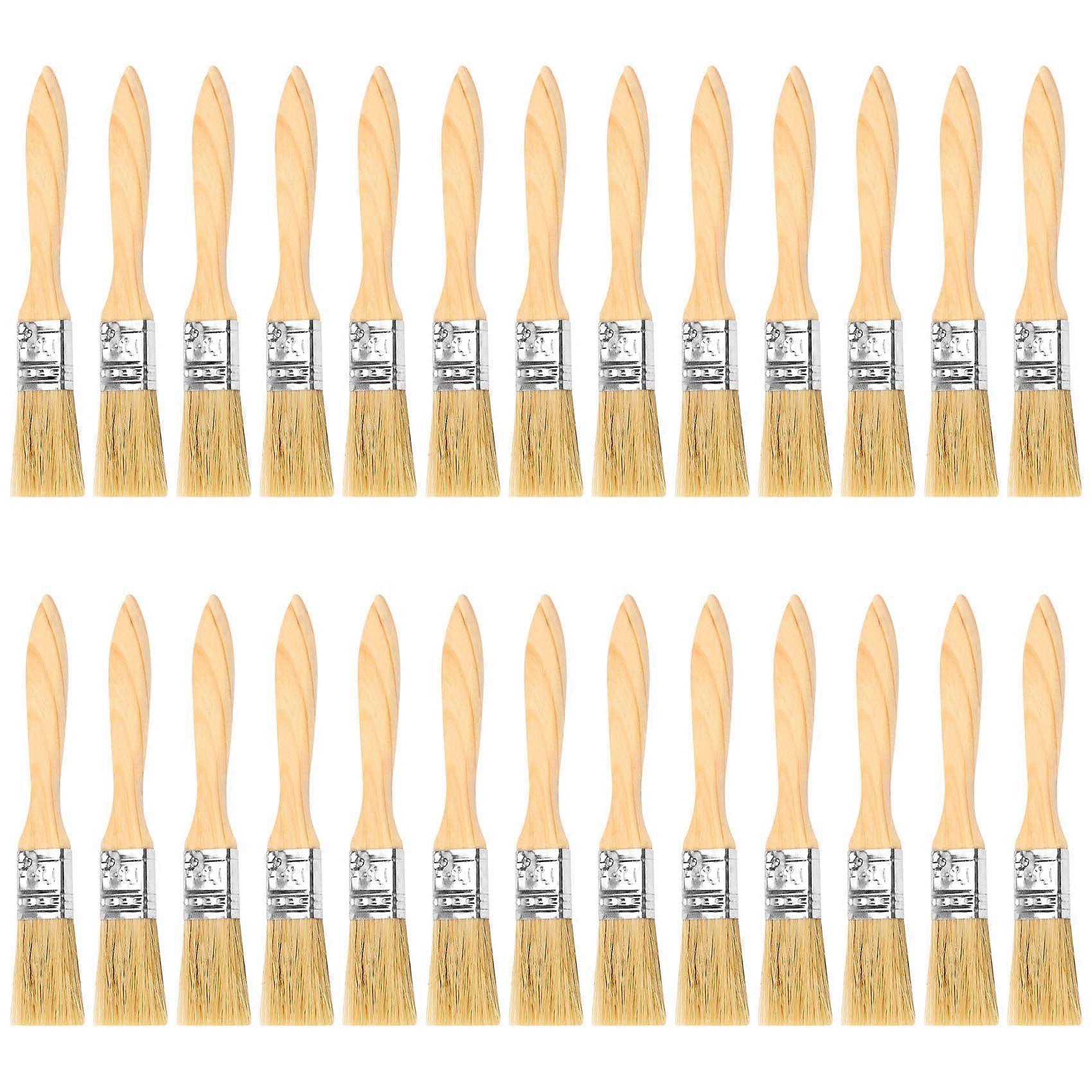 36er-packung Mit 24 Mm (1 Zoll) Breiten Pinseln Und Farbpinseln Für Farben, Beizen, Lacke, Klebstoffe Und Holzfarben