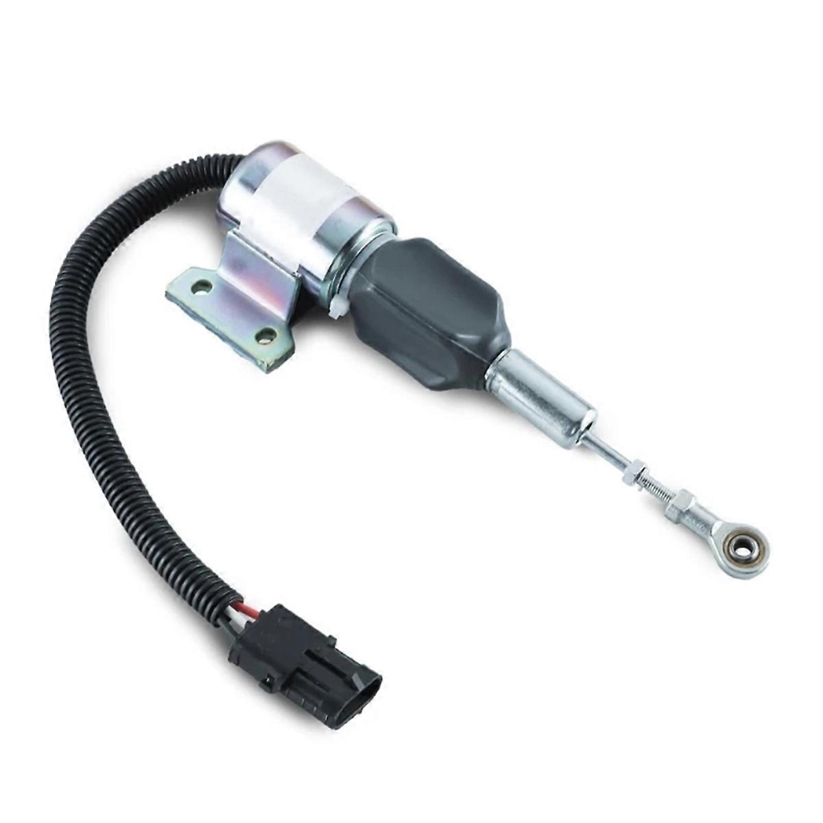 Abschaltmagnetventil Kompatibel Mit 4bt 5,9l 6bt 5,9l R130 R170 3932529 Motor, Zuverlässige Abschaltsteuerung, Schwarz/silber