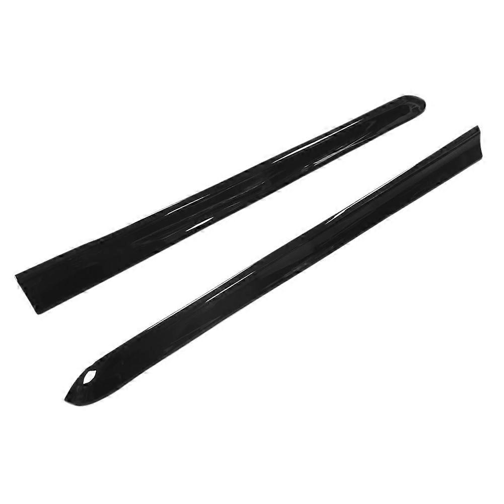 1 Paar Zierleisten Für Die Hecktasche Des Motorrads Honda Gl1800p Gl1800 (2001–2011), Ausführung: Schwarz, Glänzend