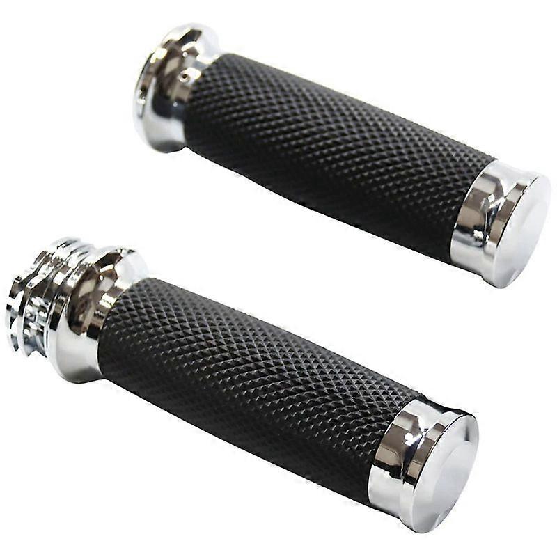 Universelle 1-zoll-25-mm-handgriffe Für Motorradlenker, Passend Für Touring 883, 1200 Und Xr (silber).
