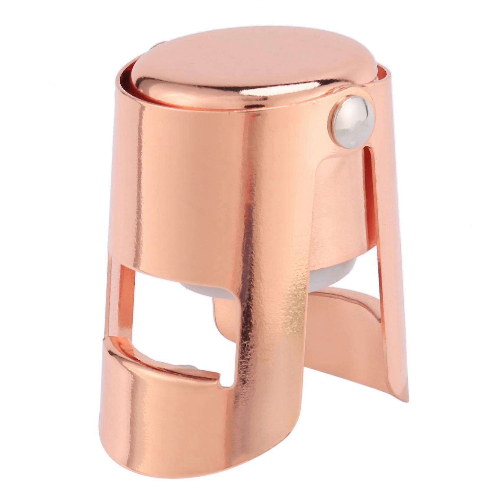 Champagnerflaschenverschluss Aus Roségoldenem Edelstahl Mit Extra Starkem Vakuumverschluss