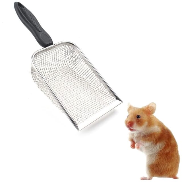 Hamsterstreuschaufel, Feinmaschiges Eckenreinigungsnetz, Werkzeug Zur Entfernung Von Hamsterkot