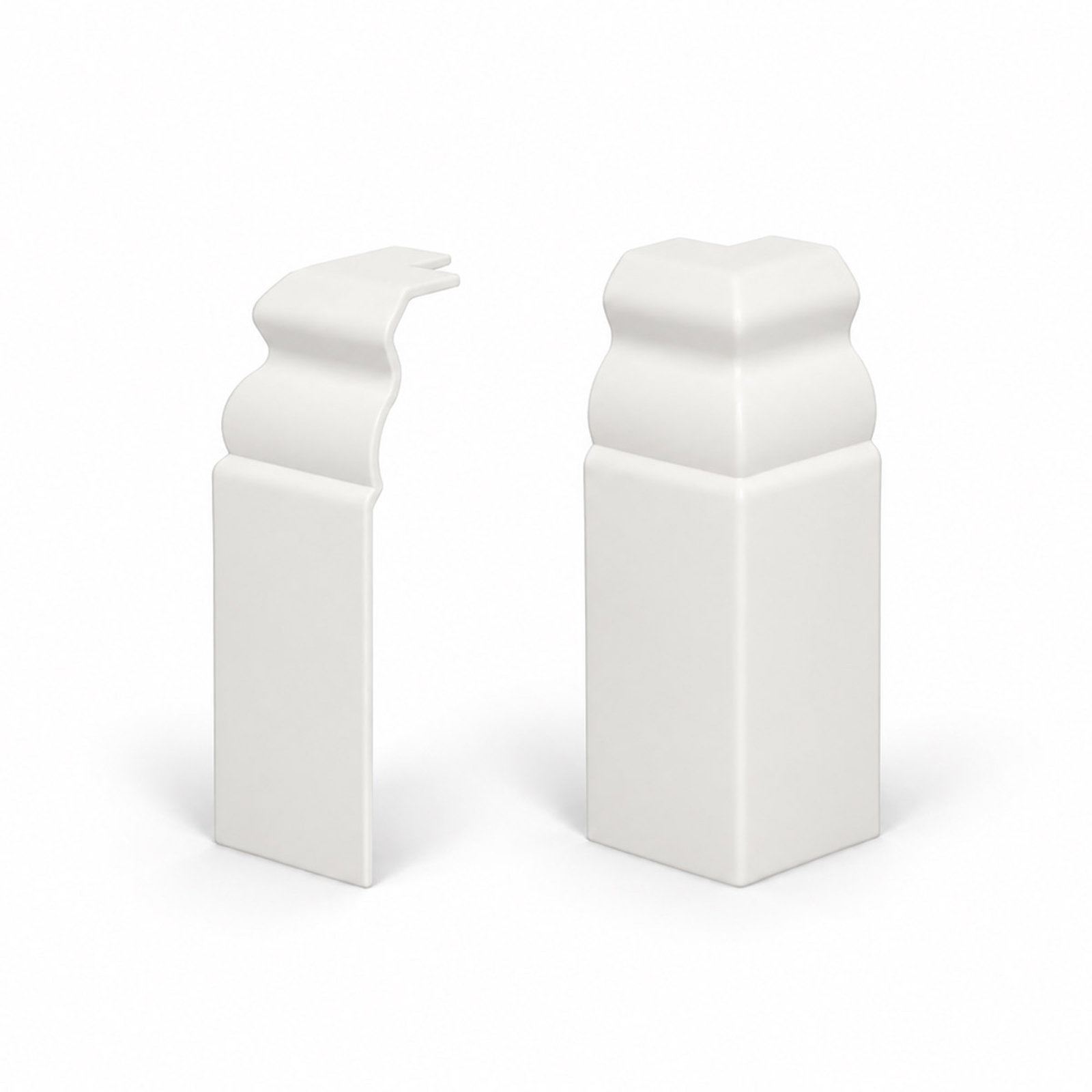 Kgm Außenecken Hamburger Leiste Weiß 19 X 80 Mm Ral9010 2 Stück
