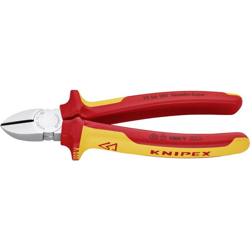 [neuwertig] B-ware Knipex Seitenschneider Vde 180mm Handwerkzeug Präzisionsschneider