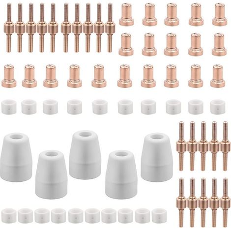 65 Stück Pt31 Verbrauchsmaterialien Für Plasma-schneidgerät, Plasma Parkside Cut 30 40 50, Verbrauchsmaterialien Für Plasmaschneider, Zubehör Für Plasmaschneider, Elektrode, Düse