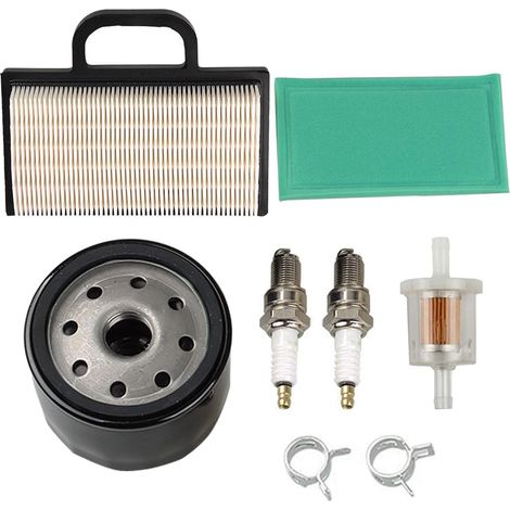 S-giant 698754 273638 Luftfilter 691035 Kraftstofffilter 696854 Ölfilter Zündkerze Kompatibel Mit Briggs & Stratton Intek Extended Life Series V-twin-motor 18–26 Ps Rasenmäher
