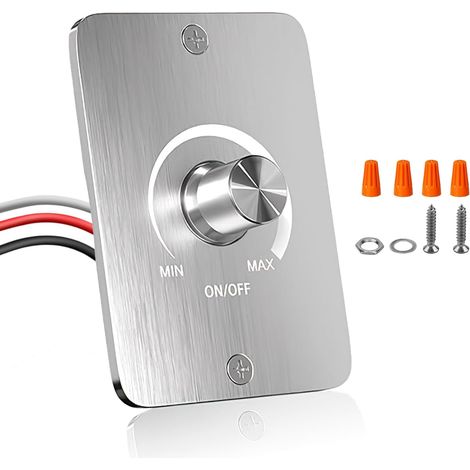 Led-pwm-helligkeitsregler Dc 12v, 5a Dimmer Controller Einstellbar Dimmbar Einfach Zu Installieren Für Wohnmobil Anhänger Haus Lautlos Und Ohne Flackern