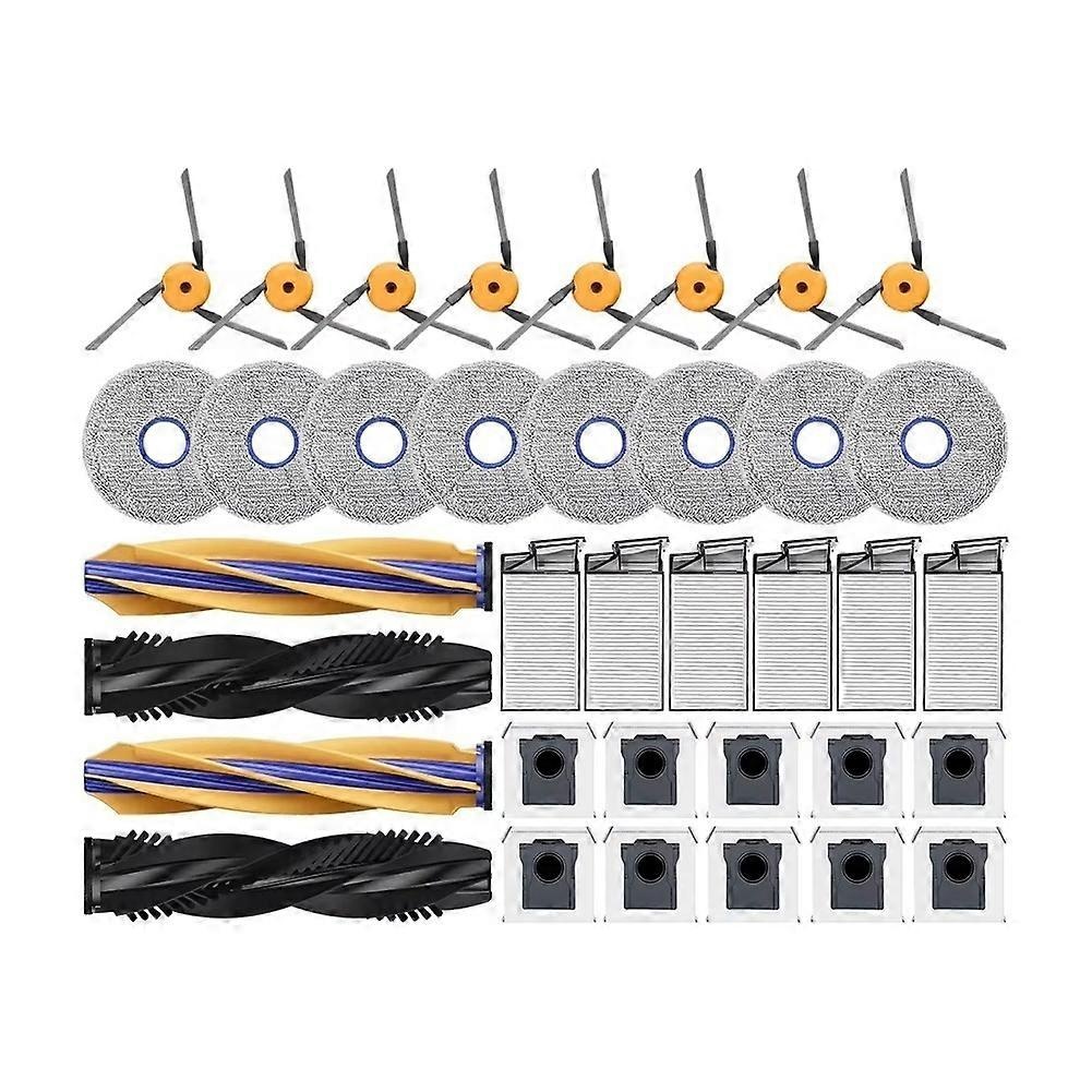 Zubehör Für Dreame X60 Ultra/x60 Master/x60 Max Ultra Saugroboter: Staubbeutel, Hauptbürste, Filter, Wischtücher