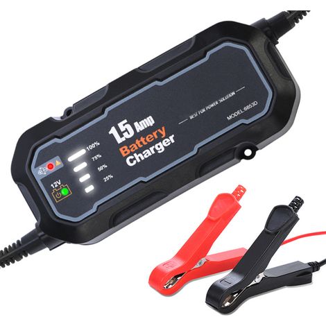 Motor-/auto-batterieladegerät 12v 1500ma – Automatische Wartung & Überlastschutz – Für Versiegelte Und Standard-batterien