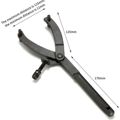 Professioneller Verstellbarer Schlüssel + Zündmagneten-abzieher – Reparaturkit Für Motorroller-riemenscheibe (mit Verriegelungshalter) – Langlebiges Mechanisches Werkzeug