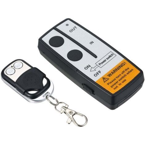Universelles Kabelloses Fernbedienungsset Für Winden Dc12 V 15 M, 2 Fernbedienungen Mit Led-anzeige Für Lkw, Jeep, Atv, Suv