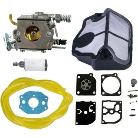 Vergaser-kit Mit Luftfilter + Zündkerze + Schlauch – Kompatibel Mit Husqvarna 36 41 136 137 141 142