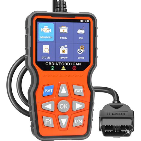 Multimarken-automobil-diagnose-toolkit Obd2 (schwarz) Für Vw, Audi Und Alle Obd2-fahrzeuge Ab 2003