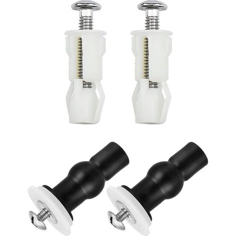Lot 4 Befestigungen Für Wc-deckel – Spreizdübel – Toilettendeckel – Ersatzset Für Brille – Komplettset