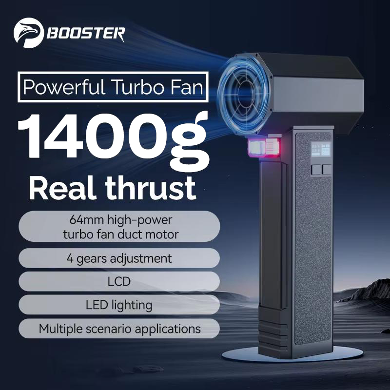 Handgeführtes Turbo-gebläse, 1600 G Schub, 64mm Bürstenlos, Led
