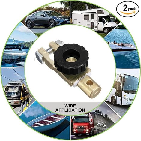 2er-set Batterie-hauptschalter 12v/24v – Ein-/ausschalter, 200 A, Ideal Für Autos, Lkw, Boote Und Andere Fahrzeuge, Rote Und Schwarze Polklemmen