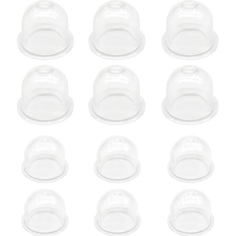 S-giant 12 Stück Kraftstoffpumpe Für Vergaser, Priming-ball, 22 Mm Transparenter Kraftstoffball Für Rasenmäher, Heckenschere, Motorsäge Und Gebläse