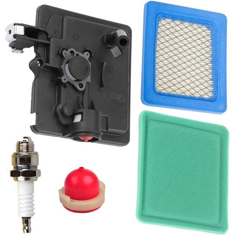 Startpatrone Mit Flachluftfilter Und Startsockel 795259 Kompatibel Mit Briggs & Stratton Rasenmäher 792040 691753 496116, Direktes Ersatzteil