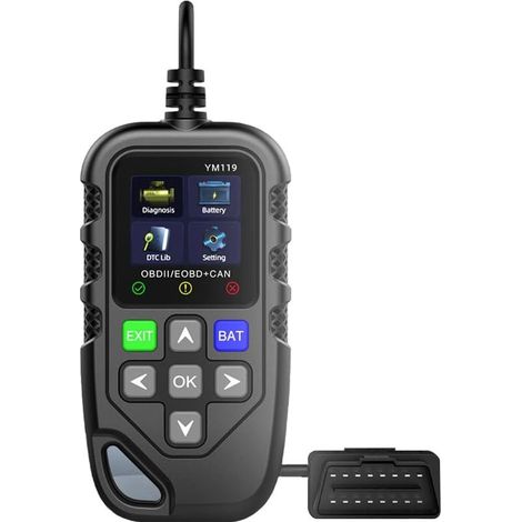 Obd2-scanner Mit Batterietester – Fahrzeug-codelaser – Prüft Motorkontrollleuchte – Verbessert