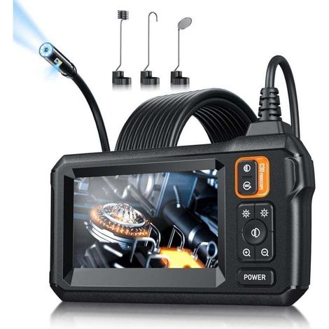 Endoskopkamera Mit Beleuchtung, Wasserdichte Endoskopkamera Ip67, 4,3 Zoll 1080p Hd Industrieller Endoskop (5 M)