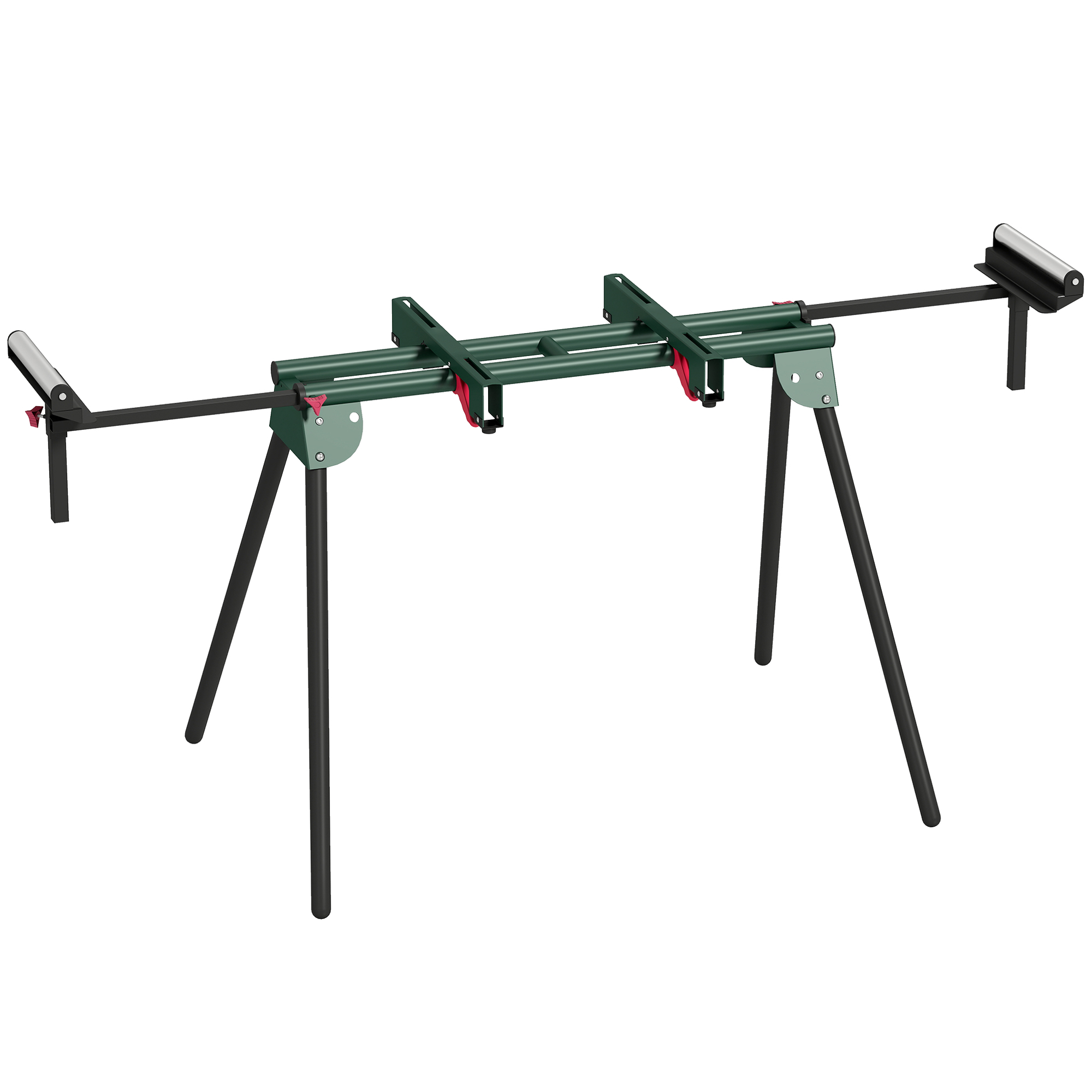 Kappsägenständer Mit Verstellbaren Armen, Klappbaren Beinen, 150 Kg, Grün