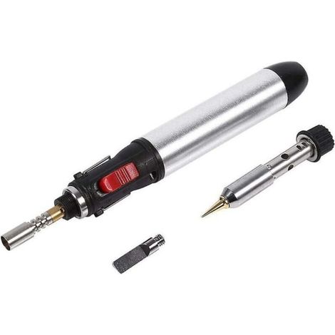 Gas-lötkolben-set – Kabelloses 4-in-1-gasbutan-lötkolben-set Mit Einstellbarer Temperatur, Kabelloses Lötwerkzeug