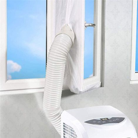 S-giant Dichtungsset Für Einfenstrige Fenster – Abdichtung Für Mobile Klimaanlage Und Wäschetrockner – Einfache Installation – Energieeffizienzklasse A+++ (400 Cm)