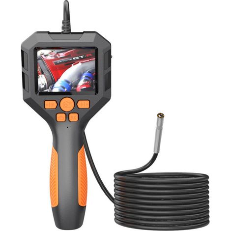 Industrieendoskop 1080p Digital Ip68 Wasserdicht Schlauchkamera Elektronische Videoaufnahme Portable Inspektion Kamera Mit Ips Bildschirm 7,1 Cm Mit Led-licht Für Rohre