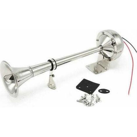 Edelstahl-hupe 125 Db Einrohr – Yacht-hupe, Bootshupe 12v, Elektrische Autohupe