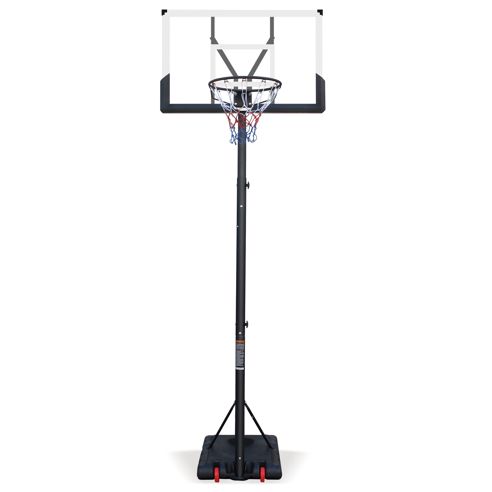 Outdoor Basketball Hoop, Height Adjustable From 173.74 To 304.8 Cm, Suitable For Children And Adults, Features