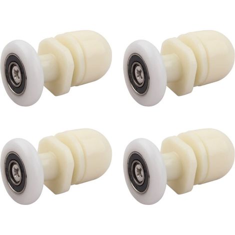 Duschtür-rollen, 4-teiliges Set Aus Messing Für Schiebetüren, Ersatzrollen Für Glas-schiebetüren (23 Mm)